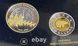 Canada 2013 Fine Silver 7 Coin Proof Set 100th Anniv. Of the Arctic Expedition