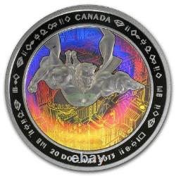 Canada 2013 Superman Flying over Metropolis $20 Pure 1 Oz Silver Proof Coin Mint