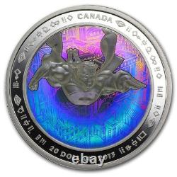 Canada 2013 Superman Flying over Metropolis $20 Pure 1 Oz Silver Proof Coin Mint