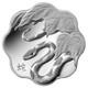 Canada 2013 YEAR SNAKE Lunar Zodiac Lotus Shaped $15 Pure Silver Proof FULL OGP