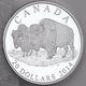 Canada 2014 $20 Bison #2 Bull and His Mate 1 oz Pure Silver Proof Edge Lettering