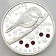 Canada 2014 $20 Chickadee with Swarovski Winter Berry Elements 1 oz. Pure Silver