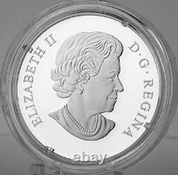 Canada 2014 $20 Chickadee with Swarovski Winter Berry Elements 1 oz. Pure Silver