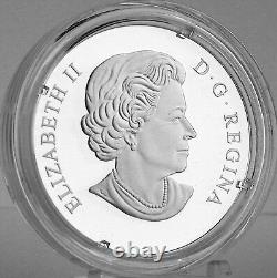 Canada 2014 $20 Chickadee with Swarovski Winter Berry Elements 1 oz. Pure Silver