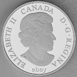 Canada 2014 $20 Lake Erie, 1 oz. Pure Silver Proof with Translucent Blue Enamel