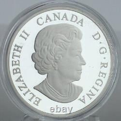 Canada 2014 $20 Lake Erie, 1 oz. Pure Silver Proof with Translucent Blue Enamel