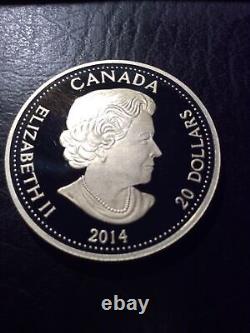 Canada 2014 $20 Silver Coin (Nov22-8)