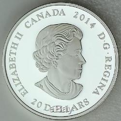 Canada 2014 $20 Stained Glass Casa Loma, 1 oz. Pure Silver Coin, #2 in Series