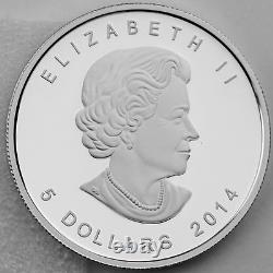 Canada 2014 $5 Arctic Fox 1 oz. 99.99% Pure Silver Proof Numismatic Coin