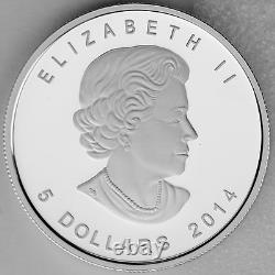 Canada 2014 $5 Arctic Fox 1 oz. 99.99% Pure Silver Proof Numismatic Coin