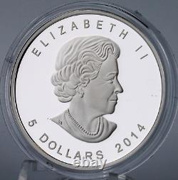 Canada 2014 $5 Arctic Fox 1 oz. 99.99% Pure Silver Proof Numismatic Coin