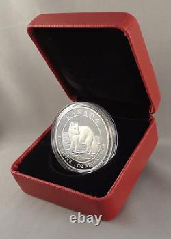 Canada 2014 $5 Arctic Fox 1 oz. 99.99% Pure Silver Proof Numismatic Coin Canada 2014 $5 Arctic Fox 1 oz. 99.99% Pure Silver Proof Numismatic Coin
