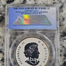 Canada 2014 $5 Maple Leaf Reverse Proof ANACS RP70 0.9999 Silver Commemorative