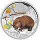 Canada 2014 Baby Animals Beaver $20 Pure Silver Proof Coin Perfect