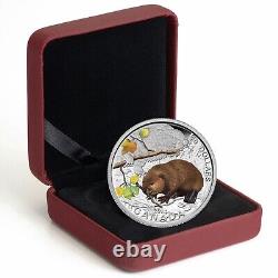 Canada 2014 Baby Animals Beaver $20 Pure Silver Proof Coin Perfect