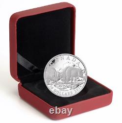 Canada 2014 Bison $20 x 4-Coin Set Pure Silver Proof Perfect