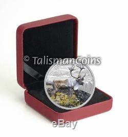 Canada 2014 Caribou 1 Oz Pure Silver $20 Color Proof MINT SOLD OUT! MINTAGE 8500