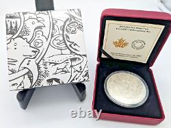 Canada 2014 Contemporary Art Tim Barnard $30 2 oz Proof Fine Silver Coin COA OGP