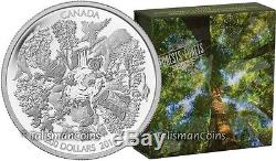 Canada 2014 Landscapes of North #1 $200 Towering Forest 2 Oz Silver Matte Proof