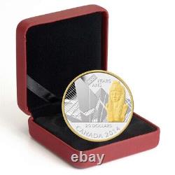 Canada 2014 Royal Ontario Museum $20 Pure 1 Oz Silver Gilded Proof Coin