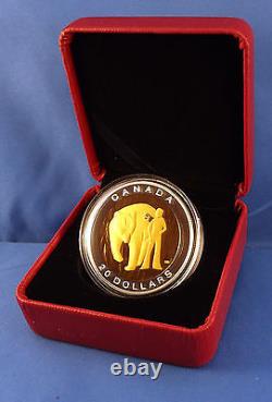 Canada 2014 The Seven Sacred Teachings Courage, 1 Oz Pure Silver $20 Proof Coin