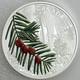 Canada 2015 $20 Forests of Canada Columbian Yew Tree, Pure Silver Color Proof