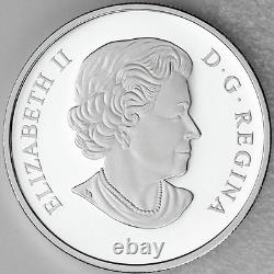 Canada 2015 $20 Forests of Canada Columbian Yew Tree, Pure Silver Color Proof