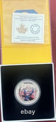 Canada 2015 $20 Superman Action Comics Three Silver Proof Coin Set