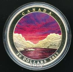 Canada 2015-2017 4-Coin Weather Phenomenon Set. 9999 Silver Display Case + COA's