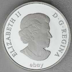 Canada 2015 $25 The Quest One Oz. Pure Silver Glow-in-the-Dark Color Proof Coin