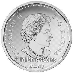 Canada 2016 Big Coins Series #1 Loonie Color $1 5 Oz Pure Silver Dollar Proof