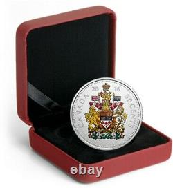 Canada 2016 Big Coins Series Color 50 Cents 5 Oz Pure Silver Proof