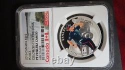 Canada 2016 POLICE OFFICER Heroes Policeman $15 Proof NGC PF70 Silver. 9999