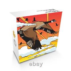Canada 2016 Pop Art Canadian Goose $30 Pure 2 Oz Silver Coin Perfect Low COA
