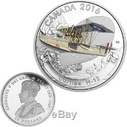 Canada 2016 World War I Aircraft WWI 3 Coin $20 Silver Proof Set in Metal Case