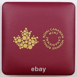 Canada 2017 $20 Brilliant Birch Leaves With Drusy Stone 1 oz. Pure Silver Proof