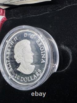 Canada 2017 $20 Canadian Underwater Life 1 oz Pure Silver Proof with Water Drop