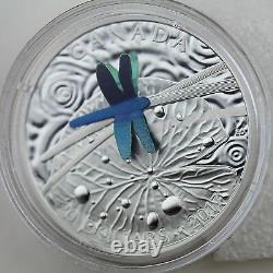 Canada 2017 $20 Nature's Adornment Niobium Dragonfly on 1 oz. Pure Silver Proof