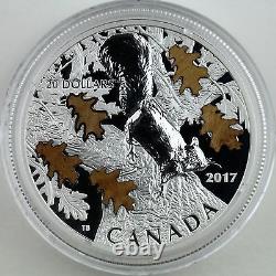 Canada 2017 $20 The Nutty Squirrel and the Mighty Oak 99.99% Pure Silver Proof