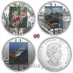 Canada 2017 En Plein Air Art $20 x 3 Coins Unique Silver Proof Set Perfect