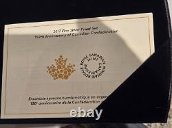 Canada 2017 Proof Silver Set 150th Anniversary Of Canadian Confederation