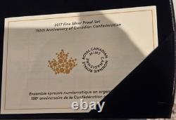 Canada 2017 Proof Silver Set 150th Anniversary Of Canadian Confederation