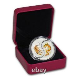 Canada 2018 20$ Tiger And Dragon Yin And Yang 1 Oz Silver Proof Coin 1