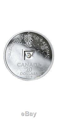 Canada 2019 Sparkle of the Heart Proof $20 Silver Coin with Fire & Ice DIAMOND