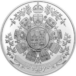 Canada 2021 Kilo'1912 Heraldic Design Archival Treasures' Proof $250 Silver