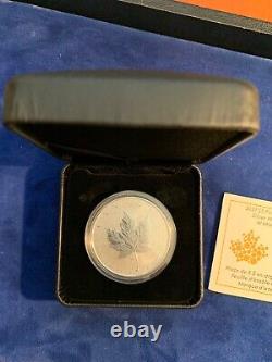 Canada 2021-w Proof $5 Silver Maple Leaf Coin, With W Privy Mark, Winnipeg