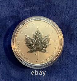 Canada 2021-w Proof $5 Silver Maple Leaf Coin, With W Privy Mark, Winnipeg