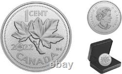 Canada 2022'10th Anniversary of Last Penny' 1-Cent PROOF 5 oz. Silver Coin