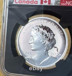 Canada 2022 Silver 1 Oz Peace $1 Pulsating U. H. Relief NGC PROOF-70 UCAM