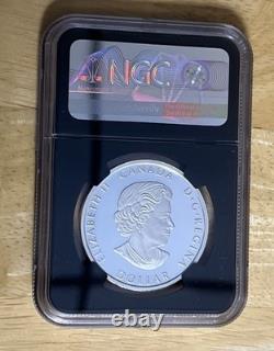 Canada 2022 Silver 1 Oz Peace $1 Pulsating U. H. Relief NGC PROOF-70 UCAM